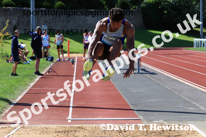 Decathlon long jump, 2025 EAP International Combined Events, Hexham, Northumberland.  Photo: David T. Hewitson/Sports for All Pics